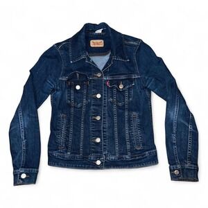 Levi's dark wash denim jacket